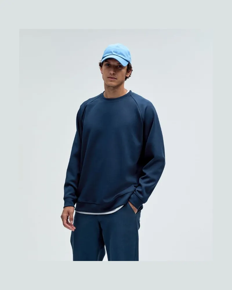 LULULEMON Smooth Spacer Pullover mit Rundhalsausschnitt im Classic Fit für Männer – Größe in True Navy True