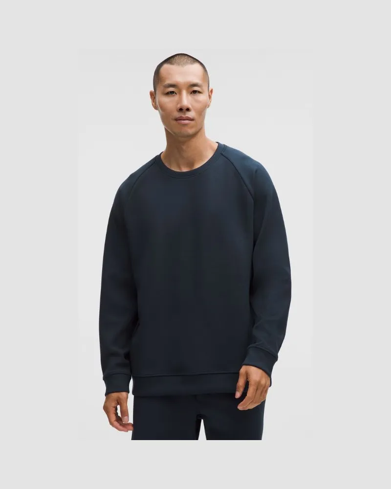 LULULEMON Smooth Spacer Pullover mit Rundhalsausschnitt im Classic Fit für Männer – Größe in True Navy True