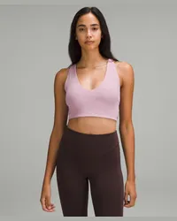 LULULEMON Bend This BH mit U-Ausschnitt und überkreuzten Trägern Leichter Halt A–C-Cups Rose