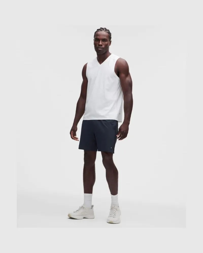LULULEMON Tennisshorts mit Mesheinsätzen für Männer – 18 cm – Größe in True Navy True