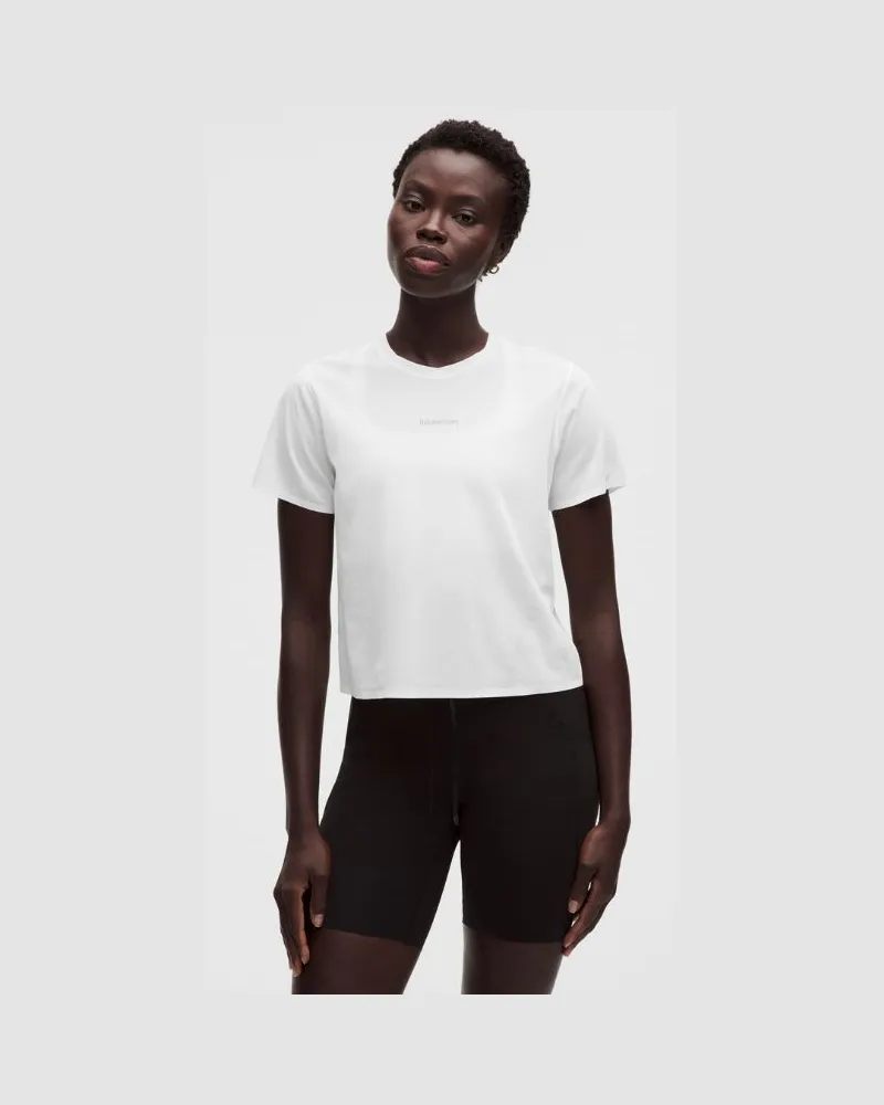 LULULEMON Fast and Free Kurzarmshirt für Frauen – Größe in Weiß Weiß
