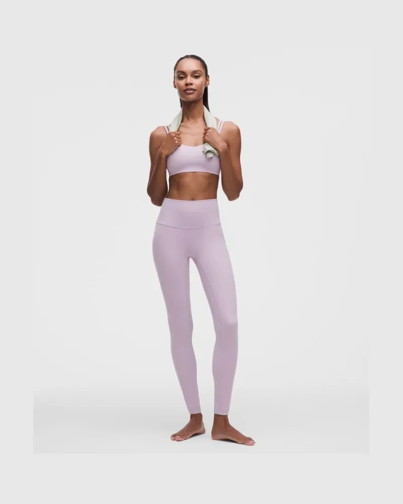 LULULEMON Align Leggings mit hohem Bund für Frauen – 71 cm – Größe in Lilac Play Lilac