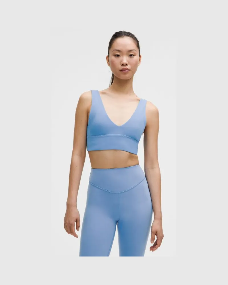LULULEMON Align BH mit V-Ausschnitt Leichter Halt A/B-Cups für Frauen – Größe in Pool Party Pool