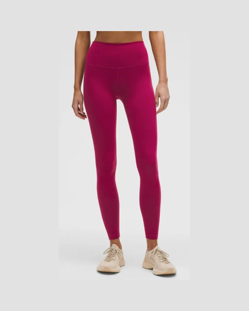 LULULEMON Wunder Train Leggings mit hohem Bund für Frauen – 71 cm – Größe in Magenta Smoke Magenta