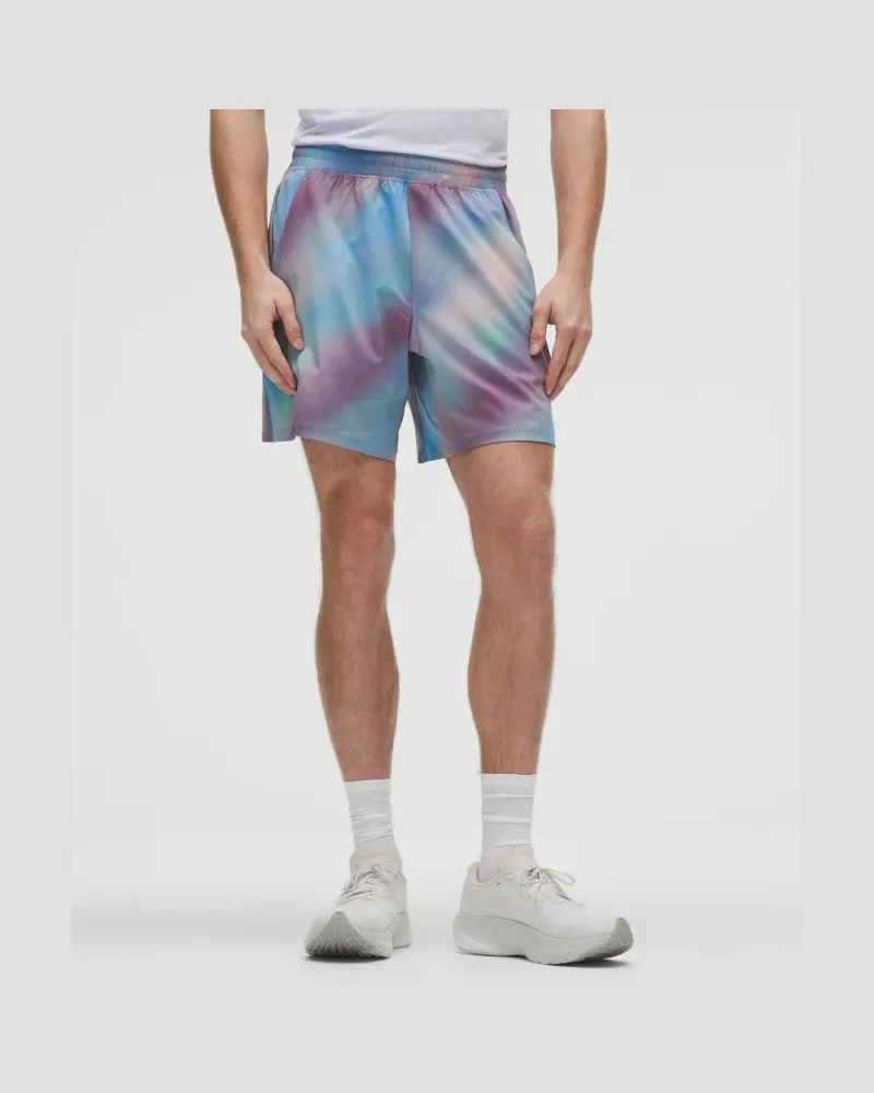 LULULEMON Pace Breaker Shorts ohne Liner für Männer – 18 cm – Batik – Größe Chroma
