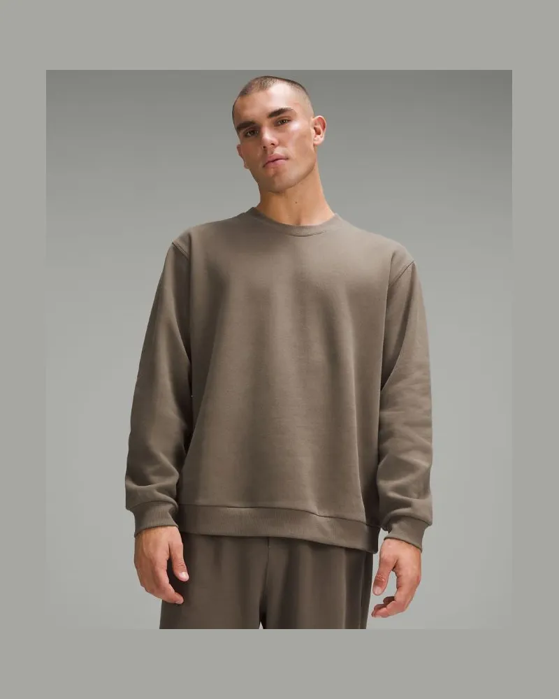 LULULEMON Steady State Pullover mit Rundhalsausschnitt für Männer – Größe in Nomad Nomad