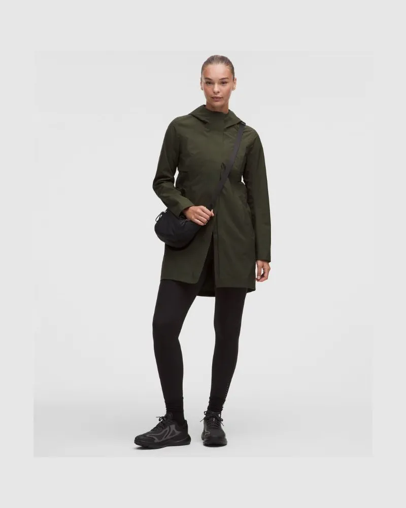 LULULEMON Rain Rebel Jacke für Frauen – Größe in Deep Forest Deep