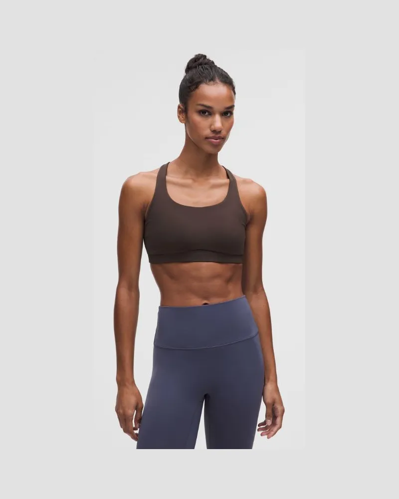 LULULEMON Energy BH mit mittlerem Halt für B–D-Cups Evolve für Frauen – Größe in Mahogany Muse Mahogany