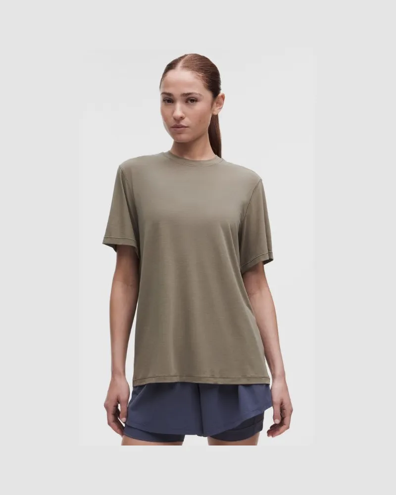 LULULEMON Trainings-T-Shirt aus Jersey für Frauen – Größe in Cypress Forest Cypress