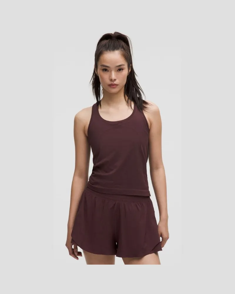 LULULEMON Swiftly Tech Tanktop mit Racerback 2.0 Taillenlänge für Frauen – Größe in Goodnight Plum Goodnight