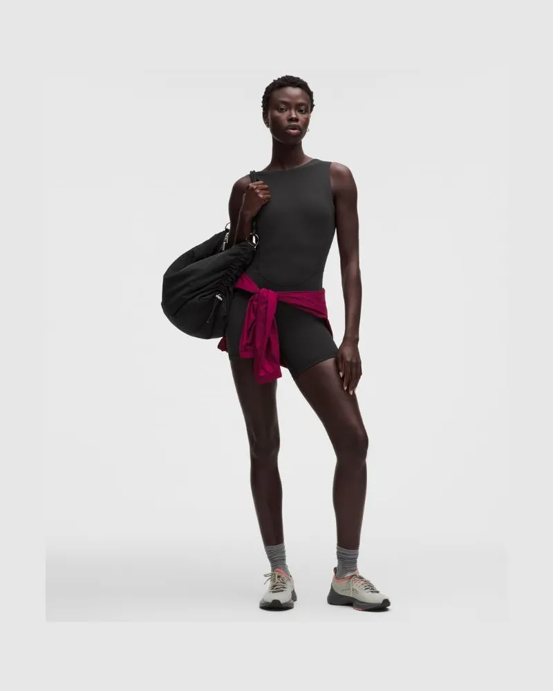 LULULEMON Align Body mit U-Ausschnitt hinten für Frauen – 15 cm – Größe in Schwarz Schwarz