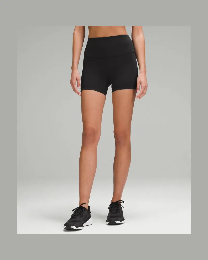 LULULEMON Wunder Train Shorts mit hohem Bund für Frauen – 10 cm – Größe in Black Black