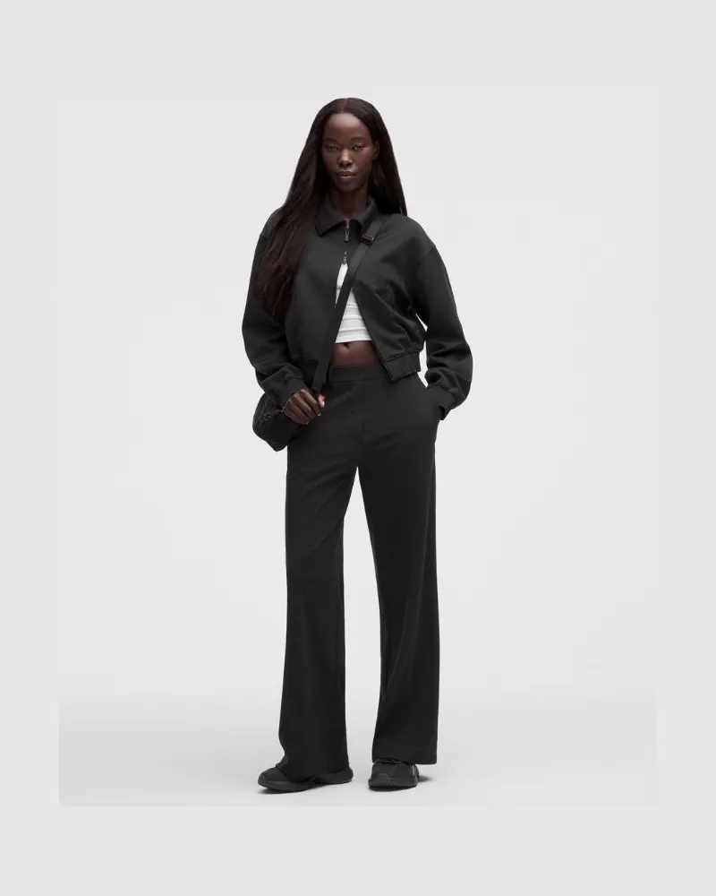 LULULEMON Daydrift Stacked-Hose mit mittelhohem Bund Standard für Frauen – Größe in Schwarz Schwarz