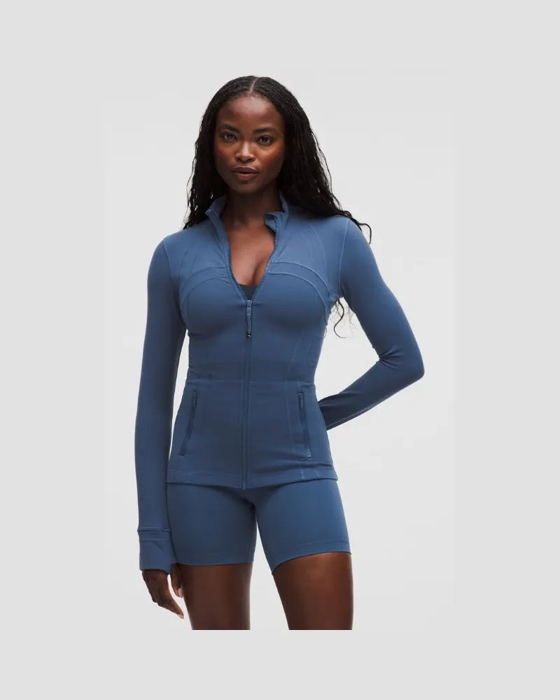 LULULEMON Define Jacke Nulu für Frauen – Größe in Blue Twill Blue