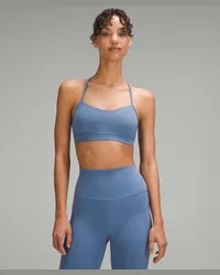 LULULEMON Flow Y BH Nulu Leichter Halt A/C-Cups Oasis