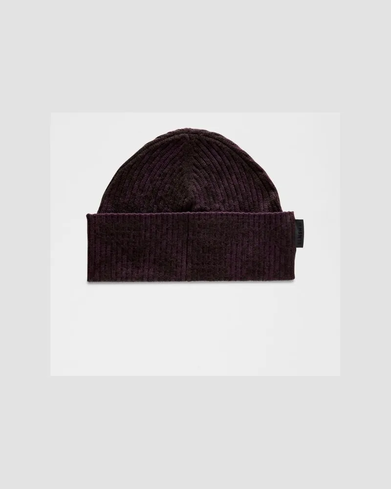 LULULEMON Beanie aus gerippter Merinowolle SLNSH Kollektion in From Afar Knit Jacquard Sequaio Muli From