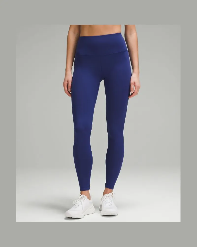 LULULEMON Wunder Train Leggings mit hohem Bund für Frauen – 71 cm – Größe in Larkspur Larkspur
