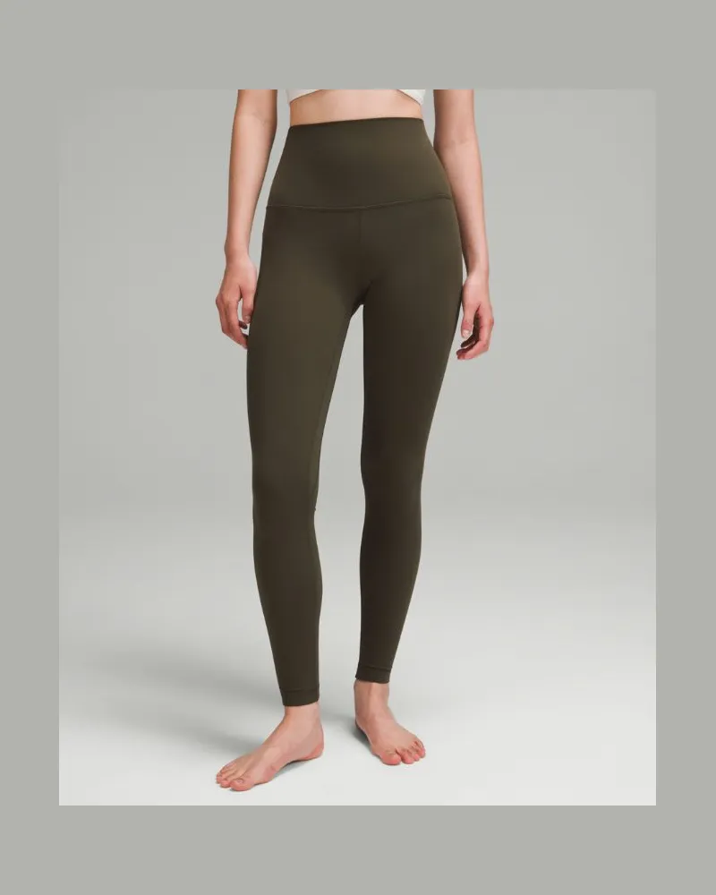 LULULEMON Align Leggings mit superhohem Bund für Frauen – 71 cm – Größe in Dark Olive Dark