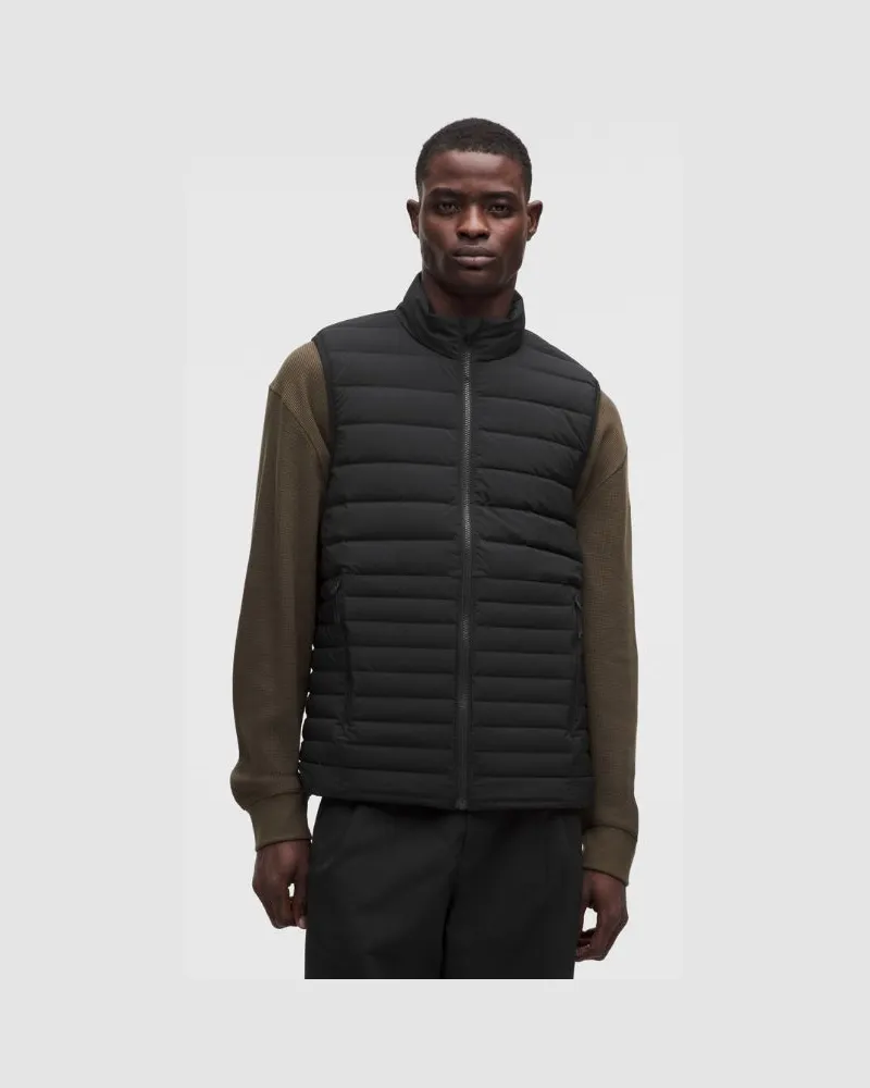 LULULEMON Navigation Down-Weste Evolve für Männer – Größe in Schwarz Schwarz