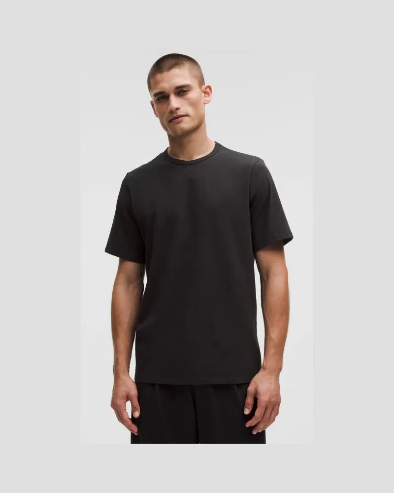 LULULEMON T-Shirt aus Bio- im Classic Fit 3er-Pack für Männer – Größe in Black/Club Blue/Blue Twill Black