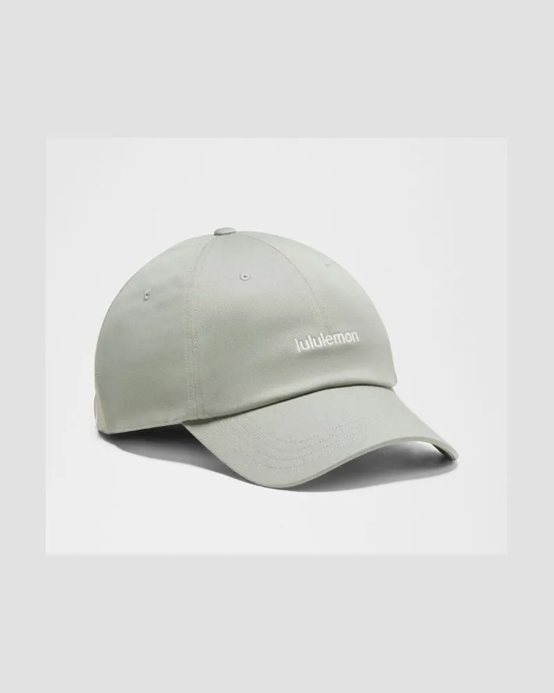 LULULEMON Klassische Baseballkappe Logo – Größe in Track Green/Light Ivory Track