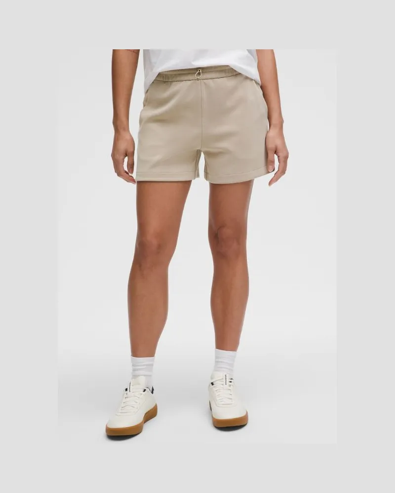 LULULEMON Softstreme Shorts mit hohem Bund für Frauen – 10 cm – Größe in Sheer Oak Sheer
