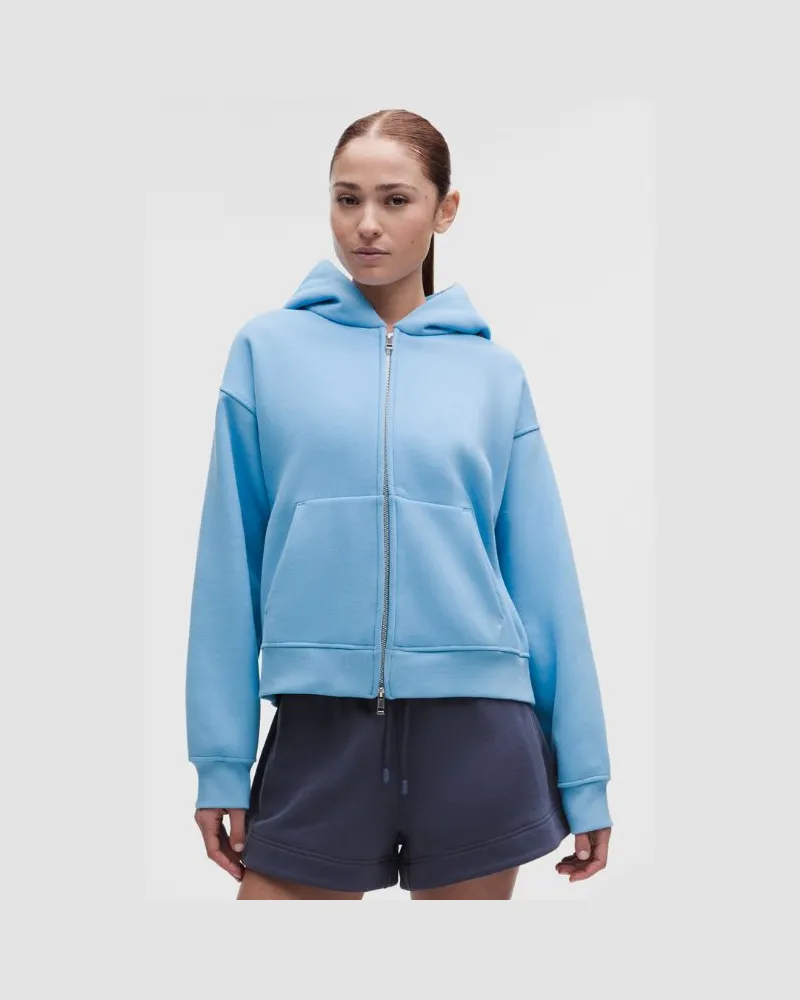 LULULEMON Steady State SuperLoft-Hoodie mit Reißverschluss für Frauen – Größe in Dreamy Blue Dreamy