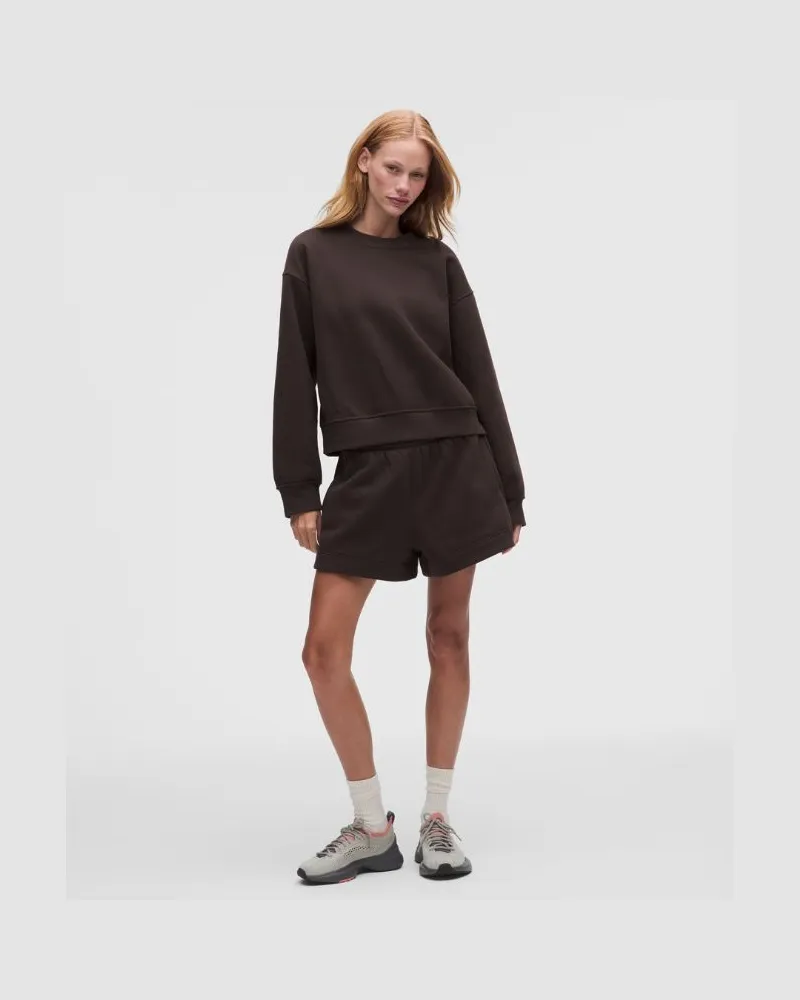 LULULEMON Steady State SuperLoft-Shorts für Frauen – 9 cm – Größe in Mahogany Muse Mahogany