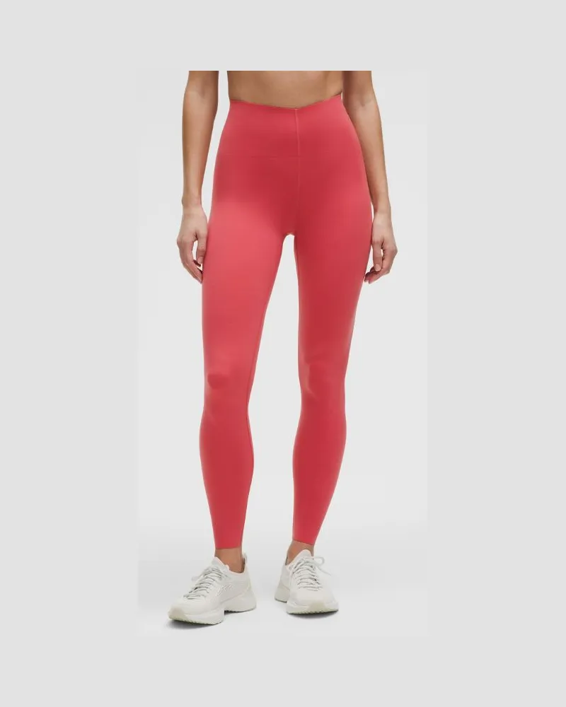 LULULEMON Glow Up Leggings mit hohem Bund für Frauen – 71 cm – Größe in Desert Red Desert