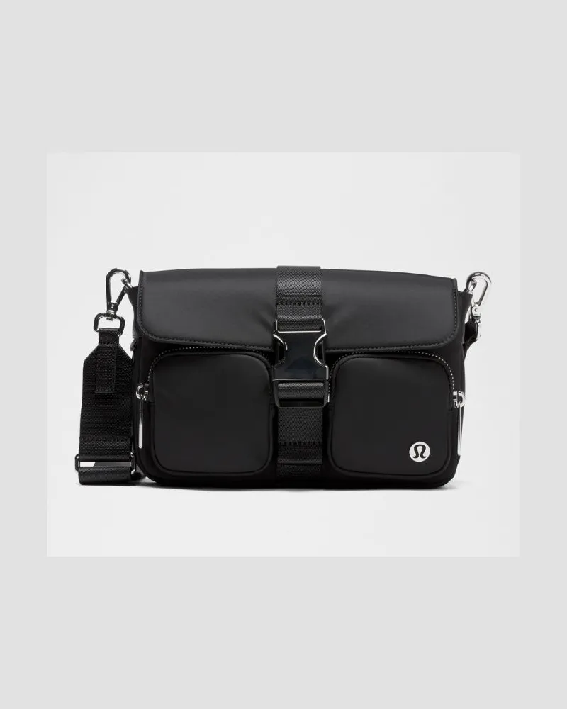 LULULEMON Wunderlust Umhängetasche mit mehreren Taschen Größe in Black Black