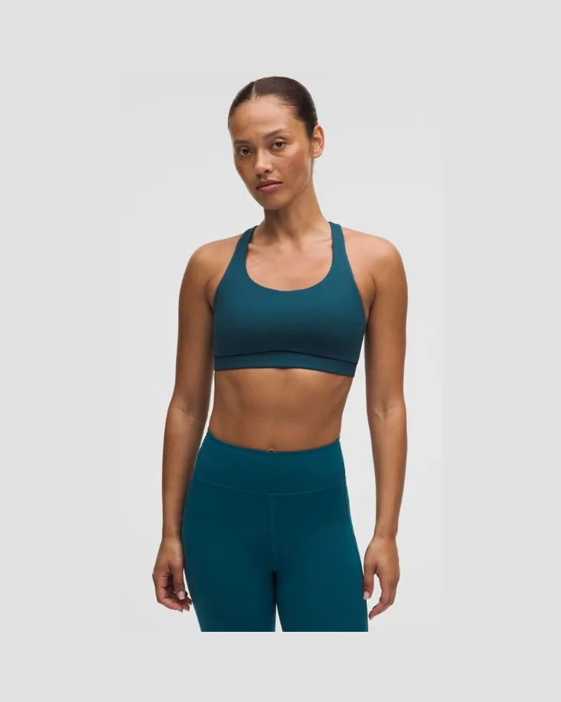 LULULEMON Energy BH mit mittlerem Halt für B–D-Cups Evolve für Frauen – Größe in Remixed Marine Remixed