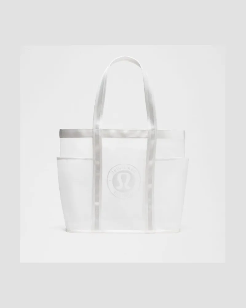 LULULEMON Daily Multi-Pocket Tote Bag 20L in White White