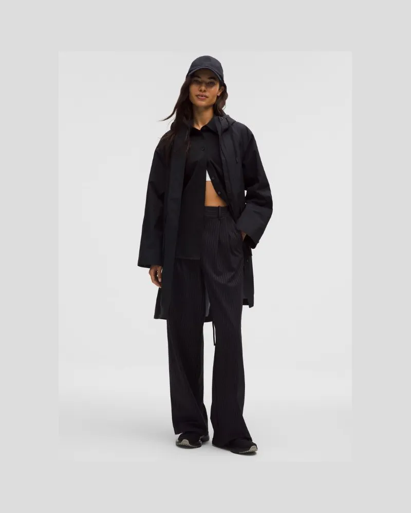 LULULEMON Wasserdichter Regenmantel für Frauen – Größe in Black Black