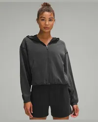 LULULEMON Softstreme Hoodie mit Reißverschluss Black