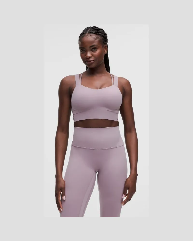 LULULEMON Like a Cloud Longline-BH Leichter Halt D/DD-Cups für Frauen – Größe in Shallot Shallot