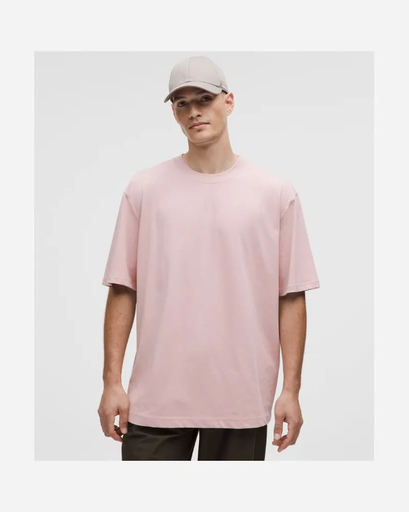LULULEMON T-Shirt aus schwerem Baumwoll-Jersey für Männer – Größe in Mink Berry Mink