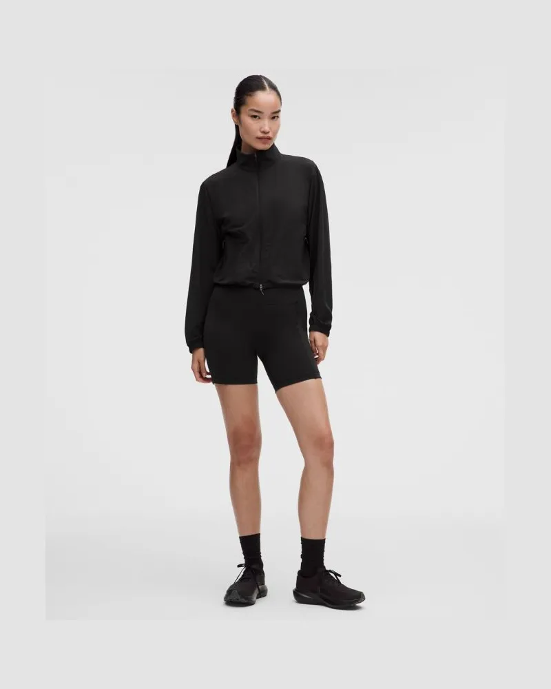 LULULEMON Swift Speed Shorts mit hohem Bund für Frauen – 15 cm – Größe in Black Black