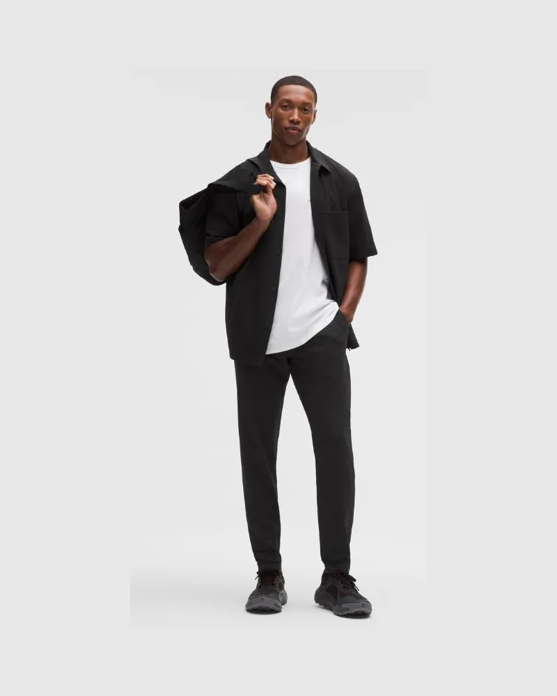 LULULEMON ABC Chino-Hose im Slim Fit Texturiertes für Männer – 81 cm – Größe in Schwarz Schwarz