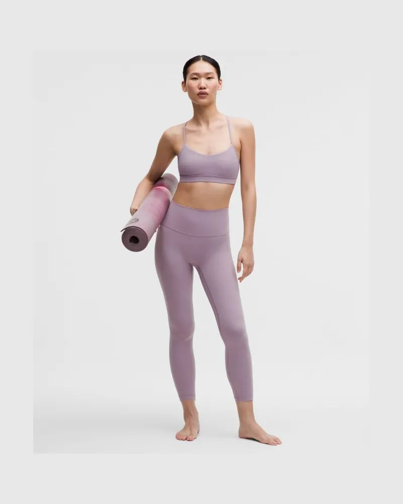 LULULEMON Align No Line Hose mit hohem Bund für Frauen – 64 cm – Größe in Lotus Lavender Lotus