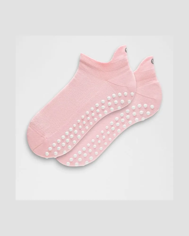 LULULEMON Find Your Balance Unisex Crew-Socken mit Noppen – Größe in Pink Pearl Pink