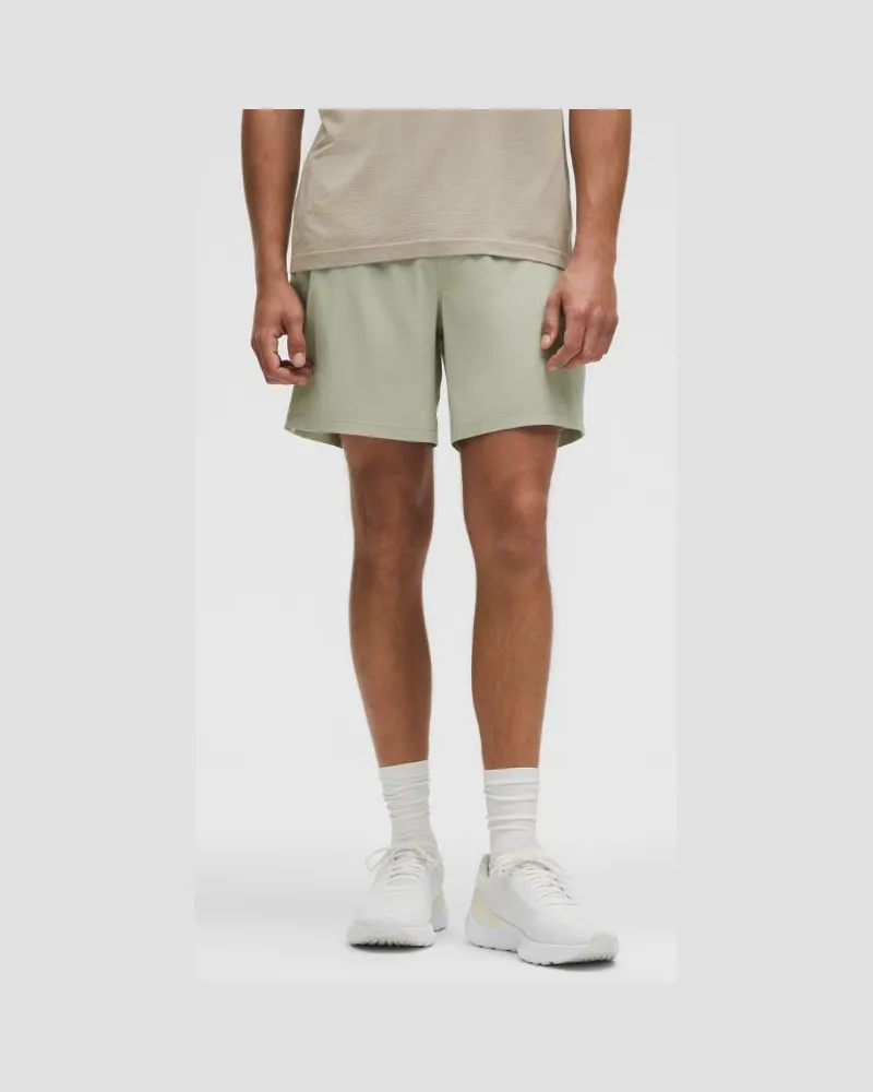 LULULEMON Pace Breaker Shorts mit Liner für Männer – 18 cm – Größe in Fog Green Fog