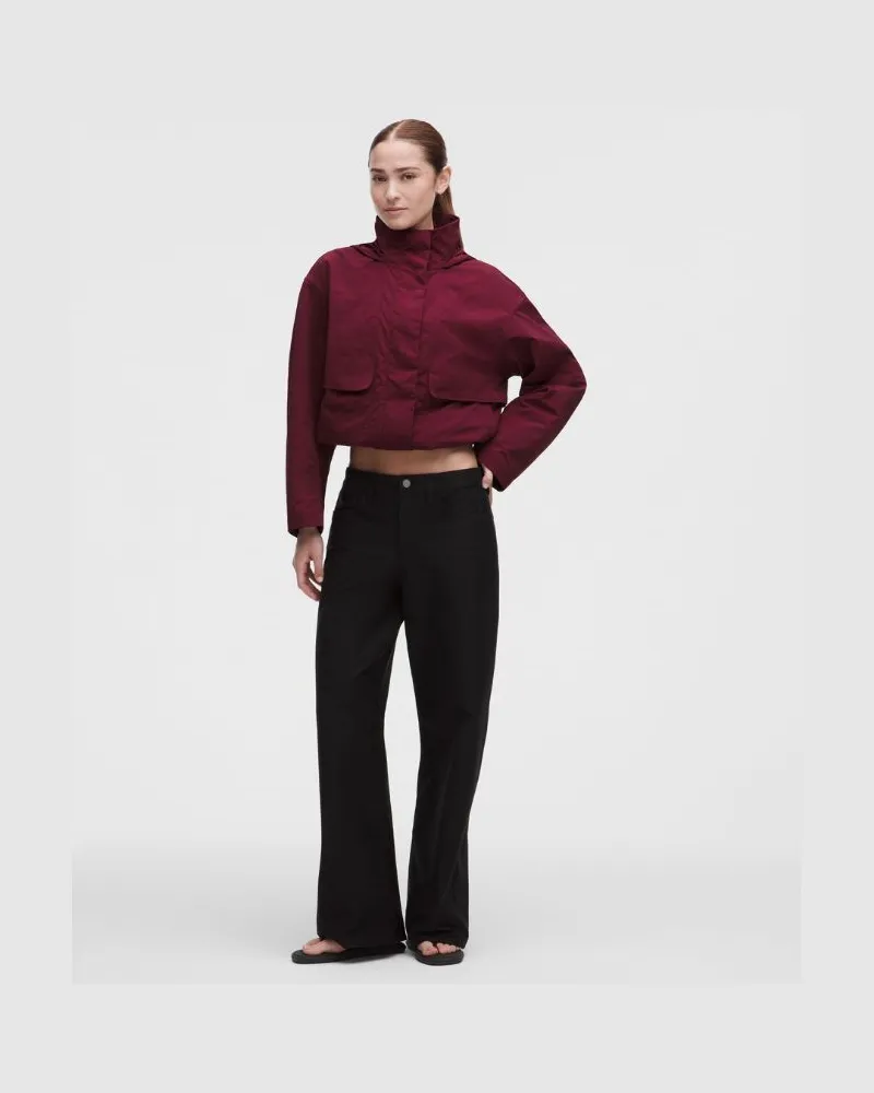 LULULEMON Always Effortless Jacke Evolve für Frauen – Größe in Burgundy Bay Burgundy