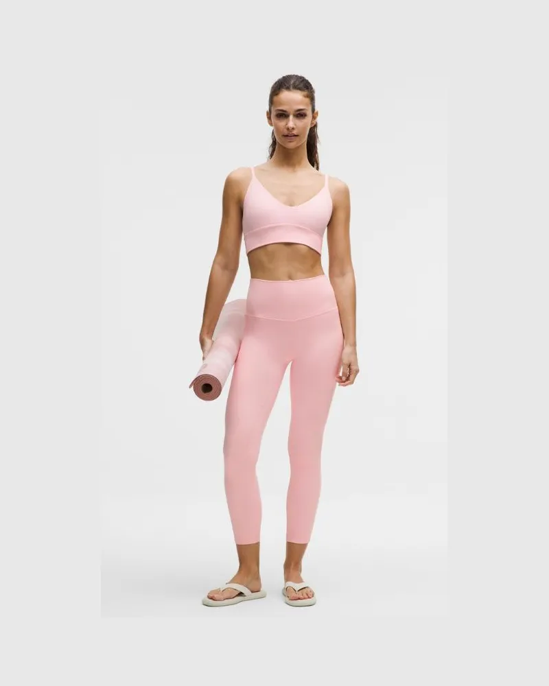 LULULEMON Align Hose mit hohem Bund für Frauen – 63,5 cm – Größe in Pink Pearl Pink