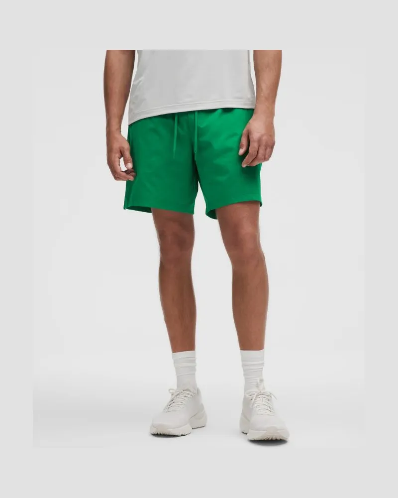 LULULEMON Zeroed In Shorts ohne Liner für Männer – 18 cm – Größe in Raceway Green Raceway