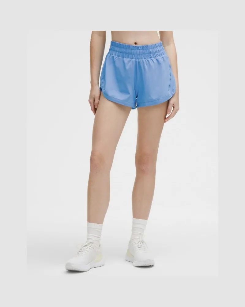 LULULEMON Track That Shorts mit Liner und hohem Bund für Frauen – 8 cm – Größe in Pool Party Pool