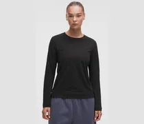 The Classic-Langarmshirt aus Jerseymaterial für Frauen – Größe in Schwarz