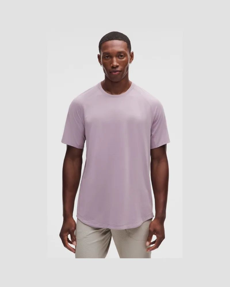 LULULEMON License to Train Kurzarmshirt für Männer – Größe in Lotus Lavender Lotus