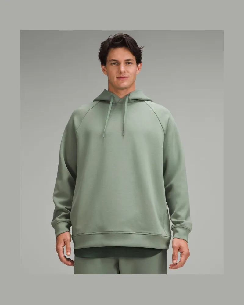 LULULEMON Smooth Spacer Hoodie im Classic Fit für Männer – Größe in Grey Eucalyptus Grey