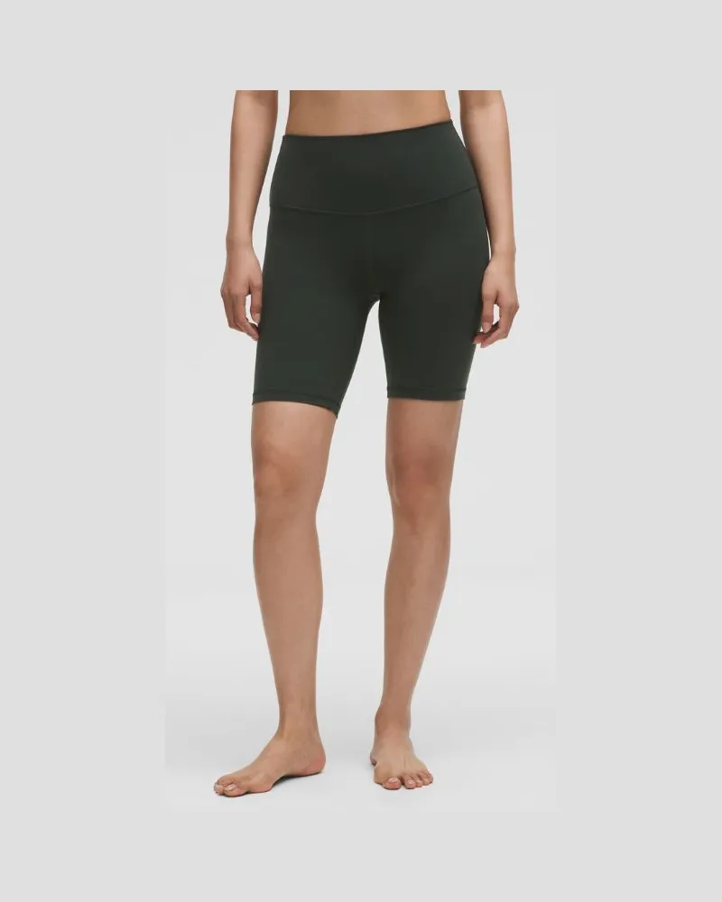 LULULEMON Align Shorts mit hohem Bund für Frauen – 20 cm – Größe in Rainforest Green Rainforest