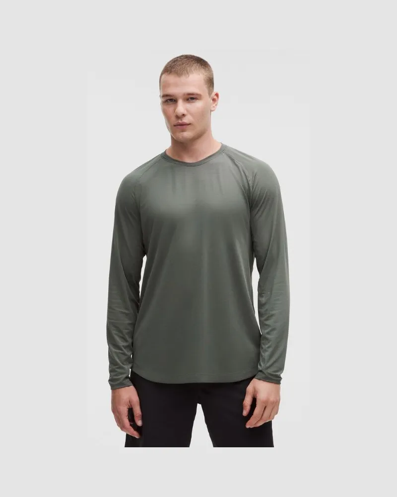 LULULEMON License to Train Langarmshirt für Männer – Größe in Palm Deco Palm